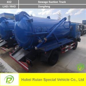 Dongfeng 4X2 10m3 Sewage Suction Truck