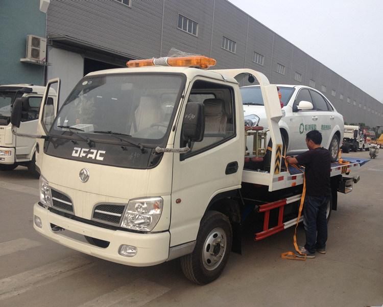 Dongfeng Frika 3 Ton 6 Wheels Small Wrecker Tow Trucks for Sale