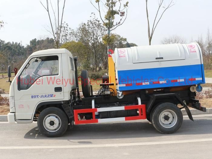 Waste Treatment 4cbm/4m3/4000liters Hook Lift Foton Hooklift Garbage Container Truck