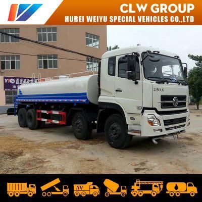 Donfeng 8xx4 20ton 25tons Water Sprinkler Tanker Truck Drinking Water Delivery Truck Water Bowser Truck