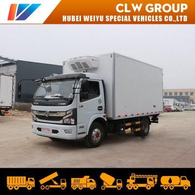 Dongfeng Small Refrigerated Food Transport Delivery and Cooler Freezer Refrigerator Van Truck