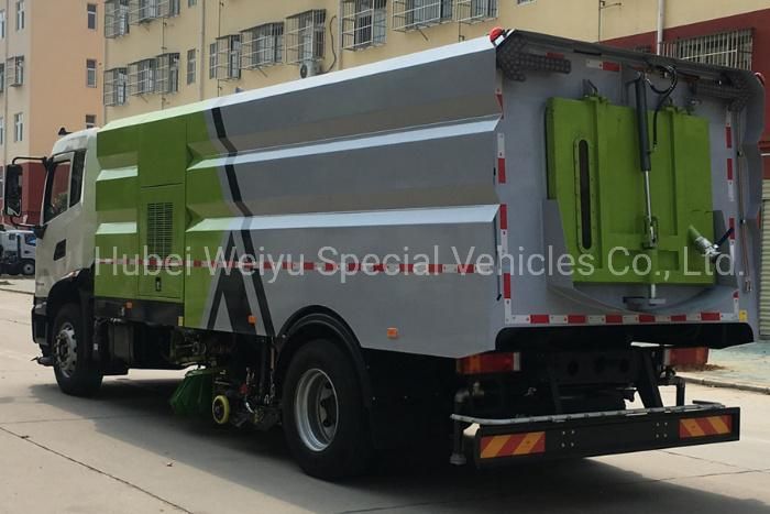 Dongfeng 8tons Washing Sweeper Truck 16m3/16cbm Road Cleaning Washer Equipment