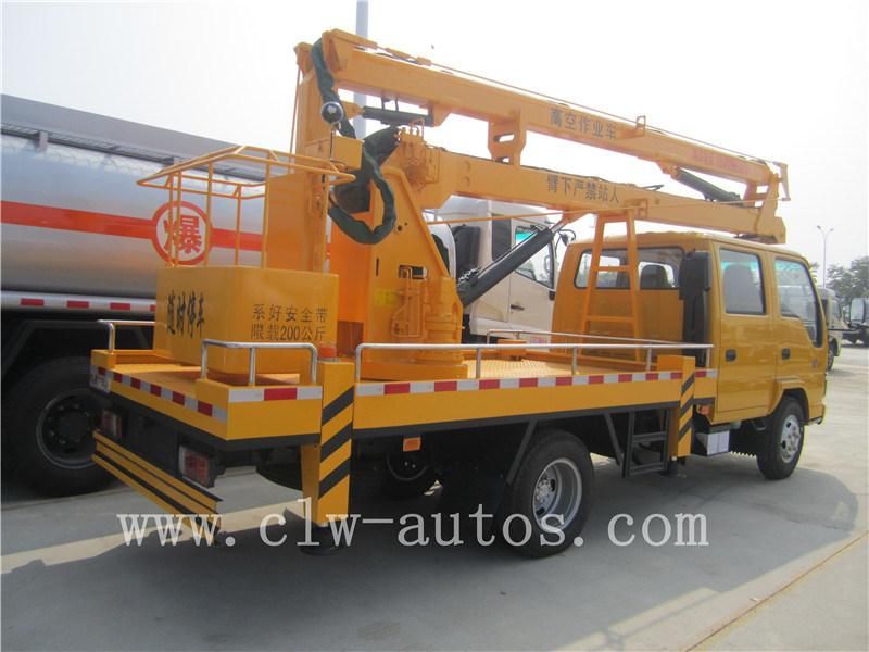 4X2 Isuzu 18 Meters Truck Mounted Aerial Work Platforms Aerial Platform Aerial Bucket Trucks