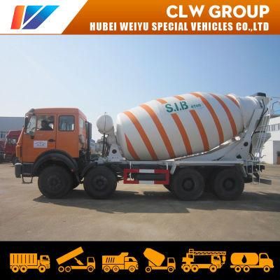 China Factory Price North Benz/HOWO/Dongfeng 12m3/12cbm/12000liters 8*4 Cement Mixer Trucks Drum Concrete Transport Mixer Tank Truck
