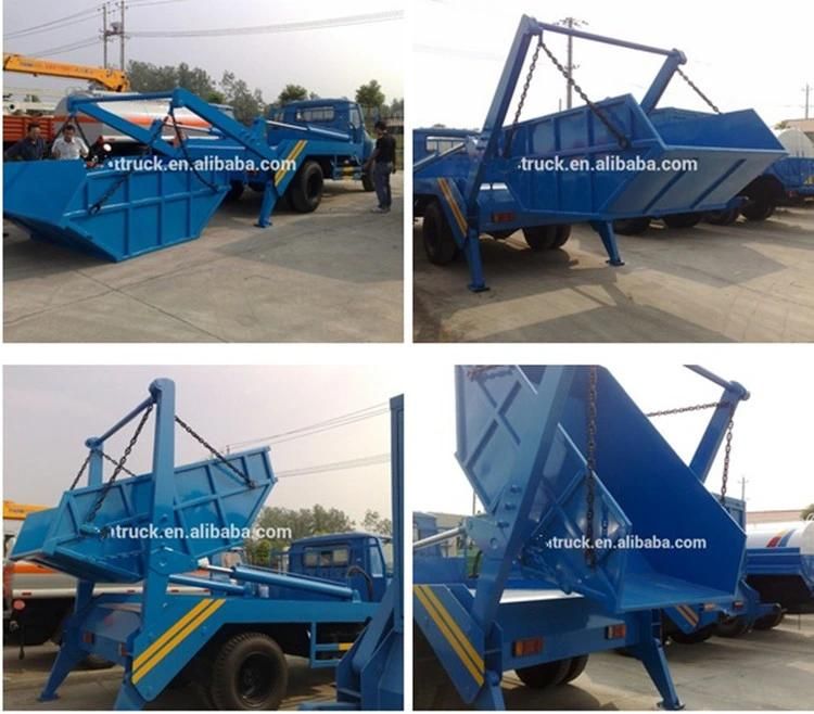 Dongfeng Dolika 4X2 Small Skip Loader Garbage Truck Bins Skip Loader