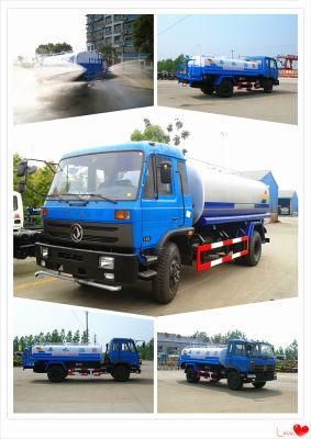 Dongfeng 10, 000litres 10m3 10tons 4X2 Water Tank Truck with Water Pump Sprinkler