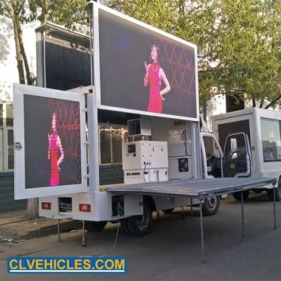 Foton Aumark P4 P6 LED Screen Advertising Mobile Stage Truck
