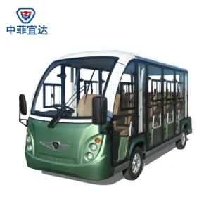 Ce Approved 11 Seats Battery Powered Sightseeing Bus