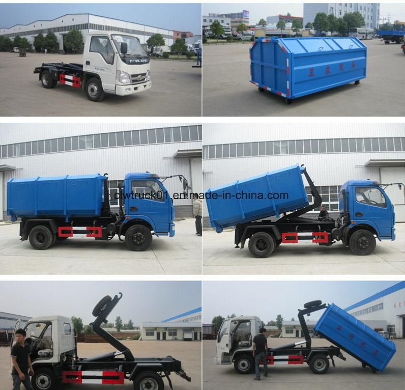 4X2 Dongfeng 5cbm Garbage Compactor Truck