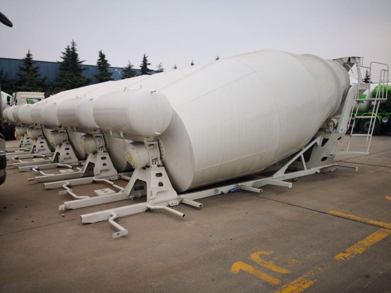 Hot Selling 5/6 Cbm Concrete Mixer Transmit Drum Device Mixing Truck Top Body with Diesel Engine