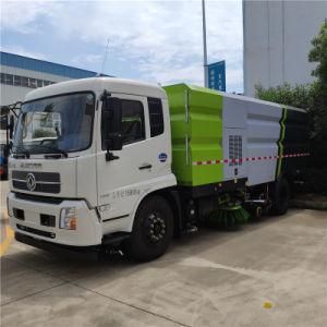 12000 Liters DFAC Road Sweeper Truck with High Pressure Flushing