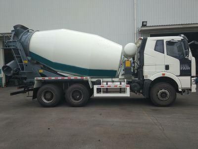 LHD 8~10m3 Low fuel consumption FAW concrete cement truck mixers for sale