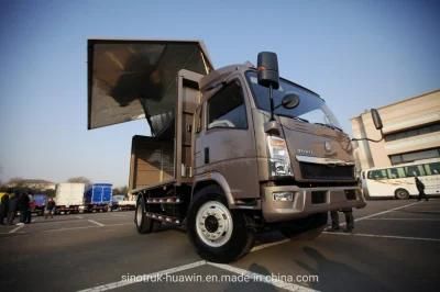 Sinotruk HOWO 4X2 Light Duty 6 Wheelers Wing Van Open Closed Van Truck 10 T Factory Direct Price