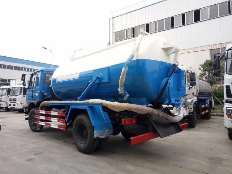 10cbm Sewage Tanker Fecal Suction Sewer Vacuum Truck