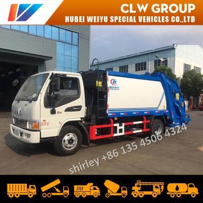 JAC 6cbm 6m3 Hazardous Waste Rubbish Collection Truck 5tons Rear Loader Compactor Rubbish Truck