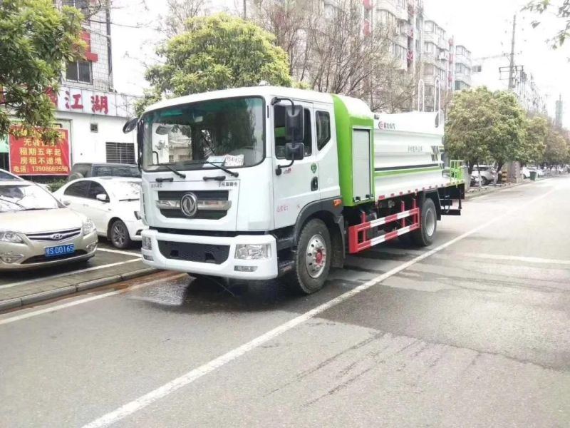 Dongfeng 12tons Sterilizing Sprinkler Tanker Truck Spraying 60m Spreader Truck
