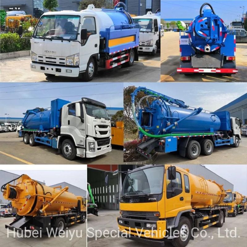 Dongfeng 8000liters 8tons Liquid Waste Septic Suction Cleaning Tanker Truck