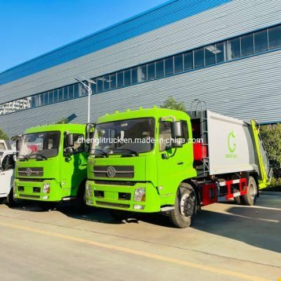 Dongfeng 12m3 12tons Garbage Compactor Truck Refuse Collection Vehicles Compressed Garbage Truck for Sale