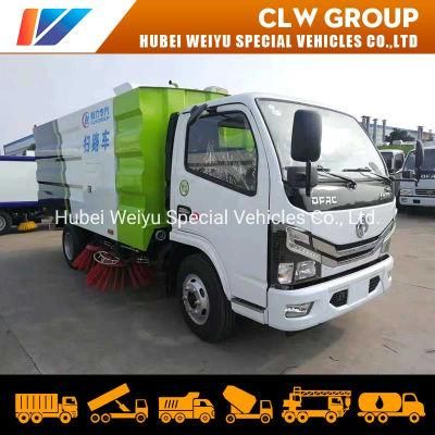 Diesel Road Sweeper Dongfeng Sweeping Truck 4 Brushes Road Sweeper Truck