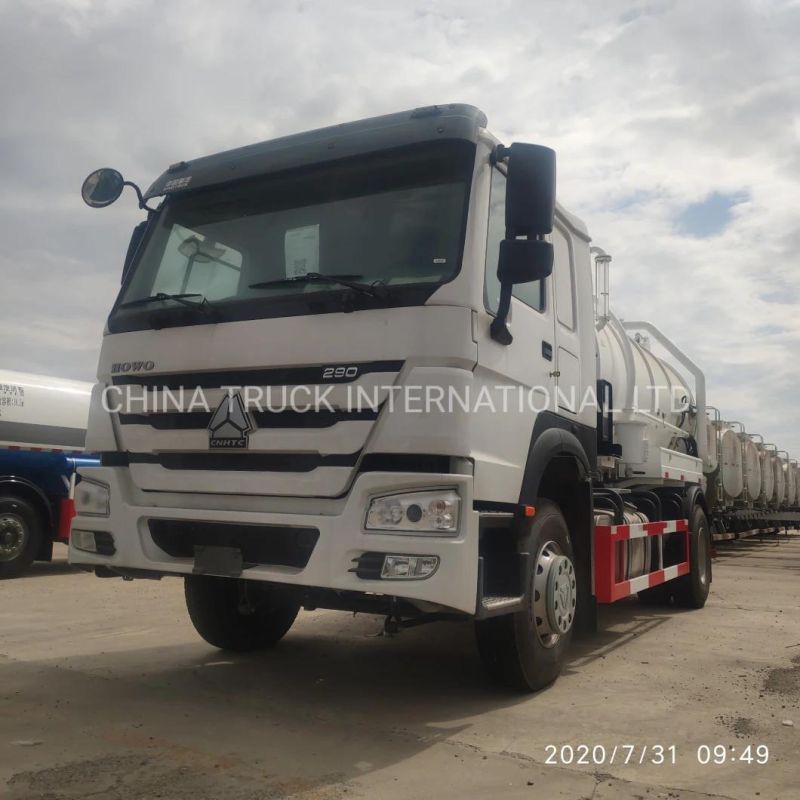10/12cbm HOWO 4X2 Vacuum Septic Tank Trucks for Sale