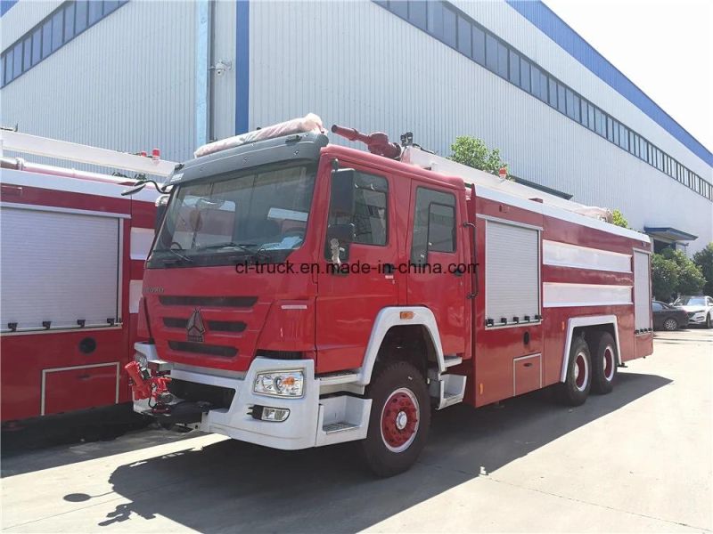 Good Quality Sinotruk HOWO 6X4 Water Foam High Spraying Fire Truck 16000liters