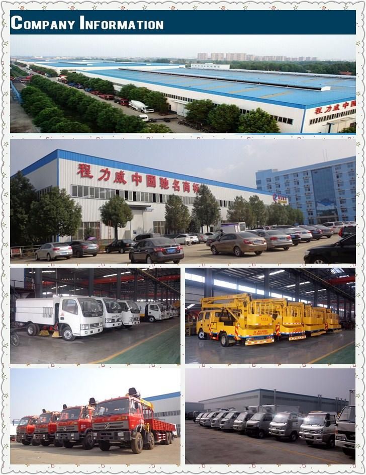 Street Cleaning Stainless Steel Tank Dongfeng Road Sweeper Truck