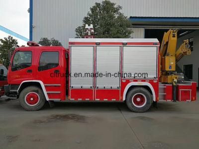 5 Tons of Front Traction Winch with Lighting System Emergency Truck Emergency Tender