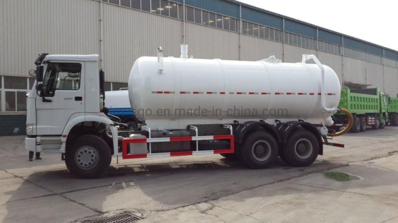 Garbage Collection Cleaning 10 Wheels Vacuum Pump Sewage Suction Truck