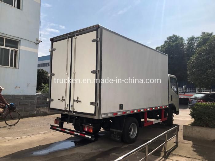 Frozen Meat Fish Cold Drink Beverage Transportation Thermo King Denso Carrier Refrigerator Freezer Box Van Truck with 4ton 5ton Loading