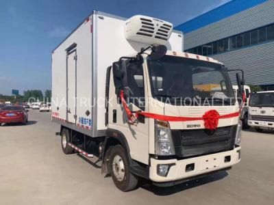 Sinotruk HOWO 4X2 6wheelers 5t Freezer Truck Refrigerated Truck