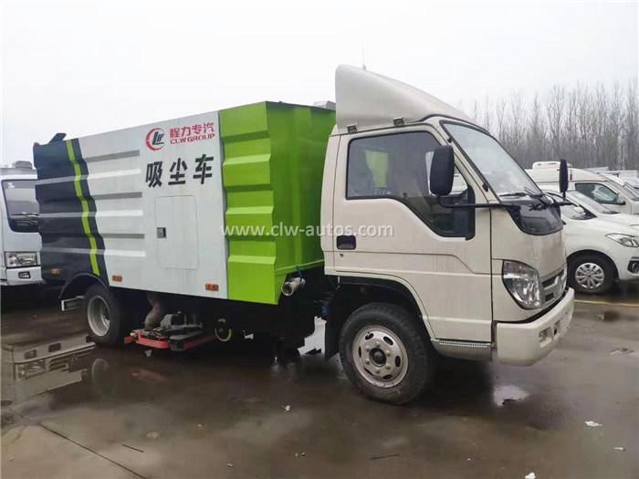 Foton 5m3 High Efficiency Stainless Steel Road Sweeping Equipment Dust and Gravel Suction