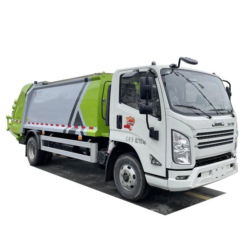 Jianglin 8 M3 Refuse Compactor Truck for Urban Garbage Collection, 8 M3 Compressed Waste Collect Truck for Sales