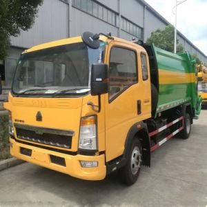 HOWO 6cbm Waste Collection Truck HOWO Garbage Compactor Truck