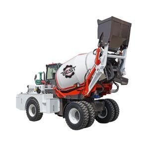 3cbm Mobile Concrete Mixer Self Loading Popular Model in Asia for Sale