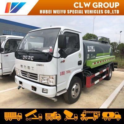 Dongfeng 5000liter Water Sprinkler 5m3 Water Tank Truck 5ton Water Bowser