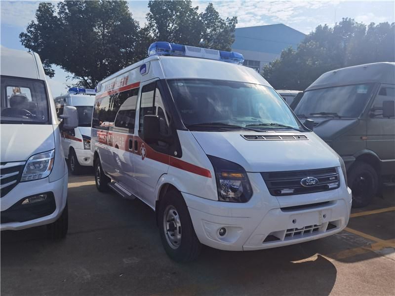 China Ford Chassis Brand New Ambulance Prices for Sale