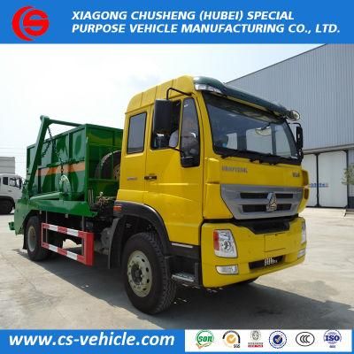 Sinotruk 10m3 12m3 Arm Roll Garbage Truck Swing Arm Garbage Truck