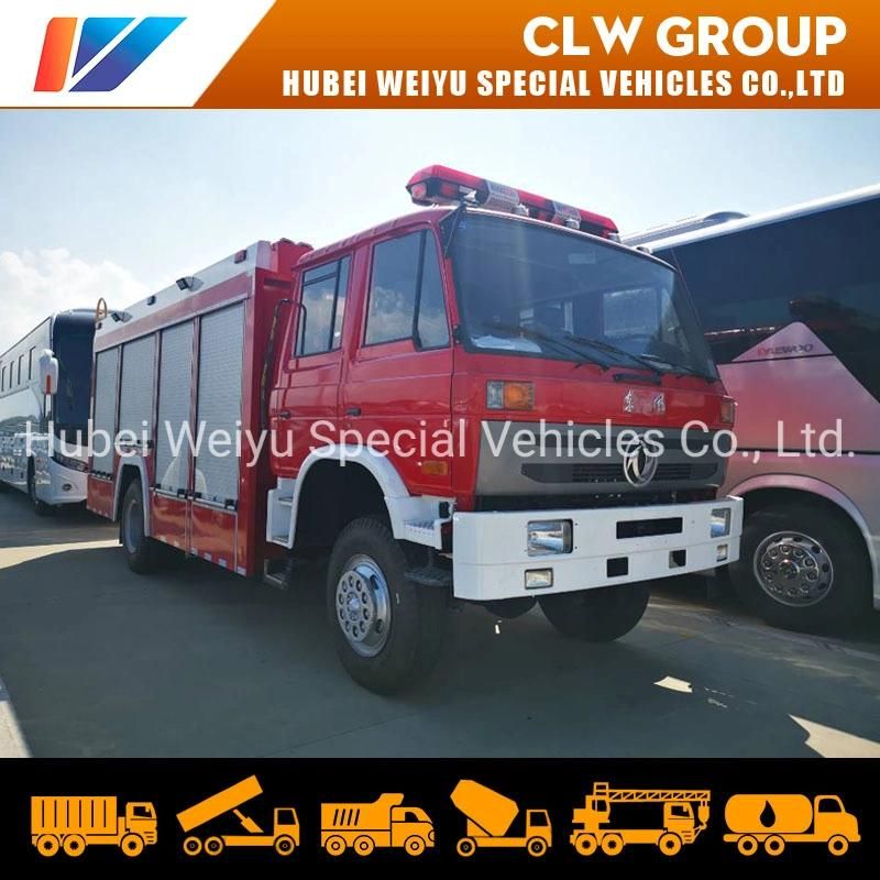 Dongfeng 4X4 All Wheel Drive Fire Apparatus 3500liter 4tons off Road Water Tank Fire Truck