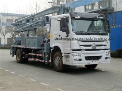 2107 New Sinotruk HOWO 4X2 290HP Concrete Pump Truck