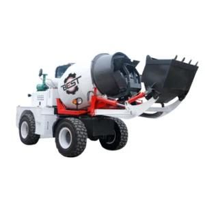 Concrete Mixer Factory Concrete Cement Mixer Machine with Self Feeding