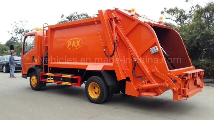 HOWO Rhd 4X2 120HP 8cbm Refuse Compactor Waste Garbage Truck