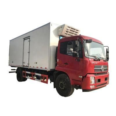 Cheap Sales Stock Dongfeng Tianjin 6.8 M Freezer Van 4X2 6 Wheels Stock Refrigerated Truck for Sale