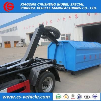 Foton New Model 4X2 Mini Hook Lift Garbage Truck Hydraulic Arm Roll Garbage Truck 3 Ton for Sale