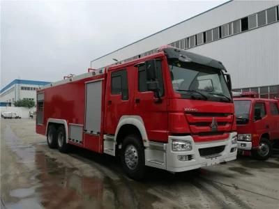 HOWO 6X4 10000L Water Foam Tank Fire Fighting Truck