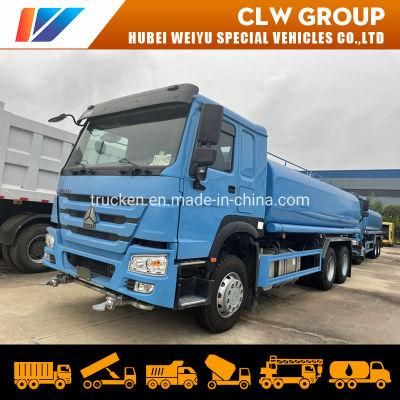 Sinotruk HOWO 6X4 10 Wheels Watering Tanker Lorry 20tons Water Spraying Sprinkler Tank Truck