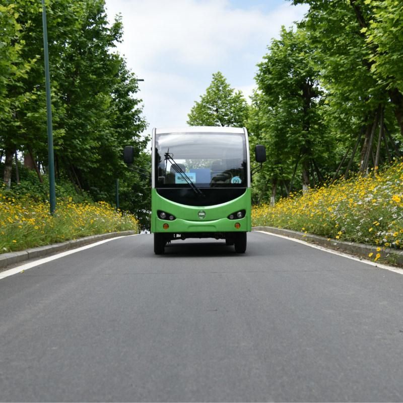 New 14 Seaters Electric Colsed Sightseeing Bus