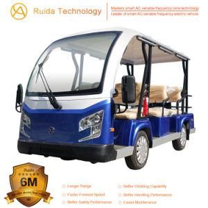 Customized Colour 9 Seats 72V Electric Sightseeing Car for Wholesale