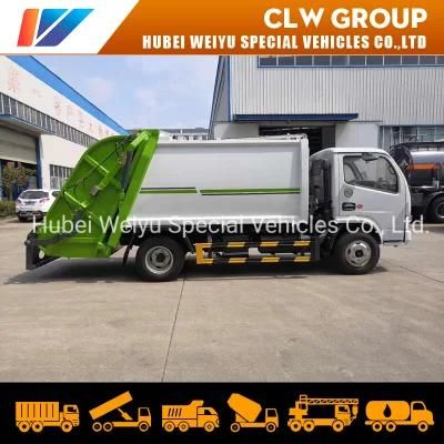 6cbm Rear Loader Garbage Compactor Truck Compressed Garbage Truck Waste Compressed Trucks