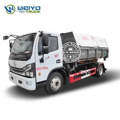 4cbm Durable Hook Lifting Type Waste Collection Truck Arm Detached Waste Collection Vehicle