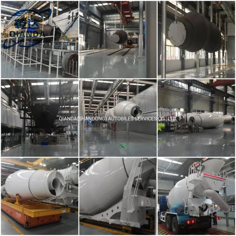 Export High-Quality Second-Hand Concrete Mixer HOWO 10-20m3 Cement Mixing Tank Truck